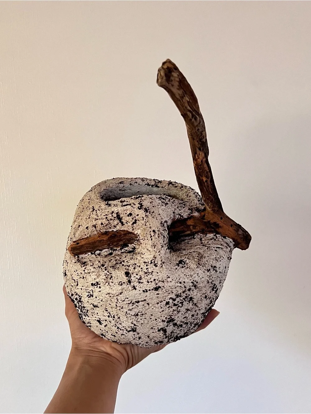 Bespoke Papier-Mache & Driftwood Art Sculpture | Unique Eco DecorDescriptionOne-